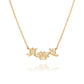 Zhen Shan Ren Words Necklace 14kt Yellow Gold