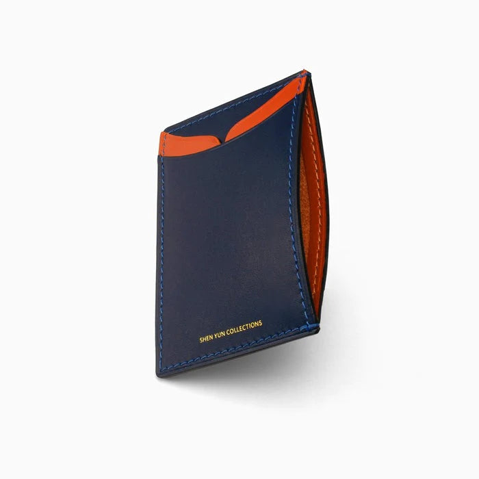 Qing Style Card Case - Navy