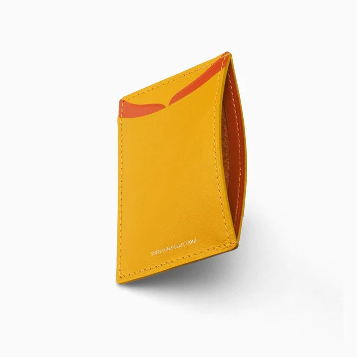 Qing Style Card Case -Yellow