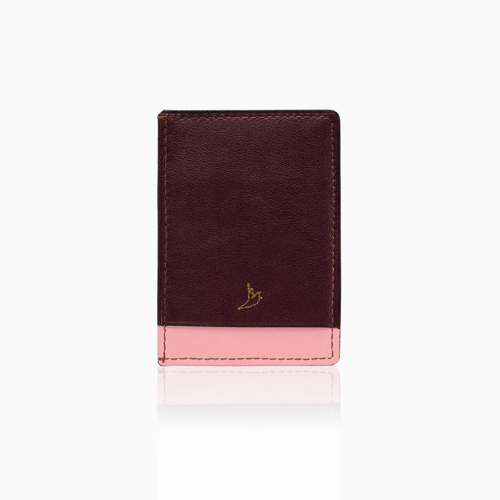 Qing Style Card Case - Maroon