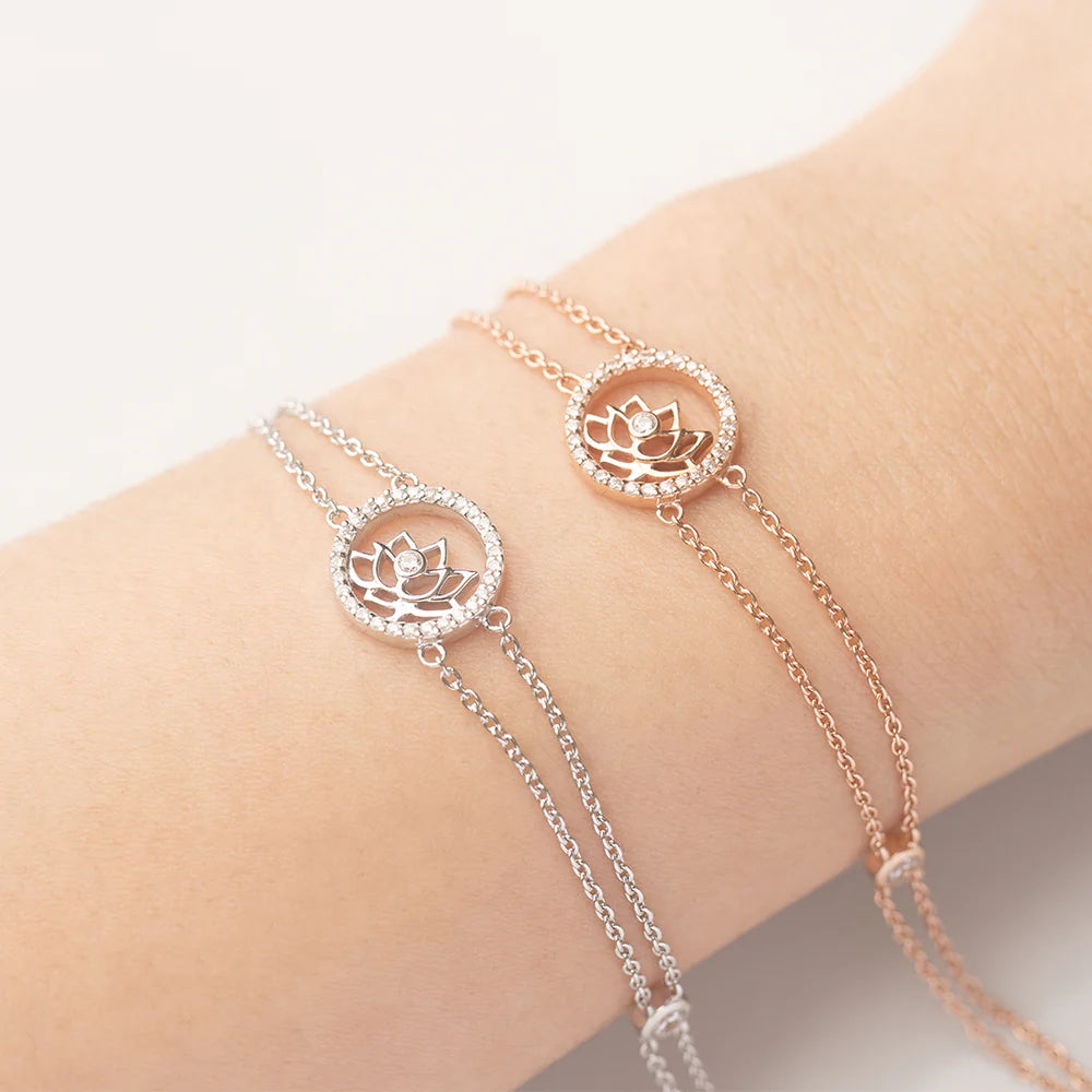 Lotus Fairies Bracelet - Silver