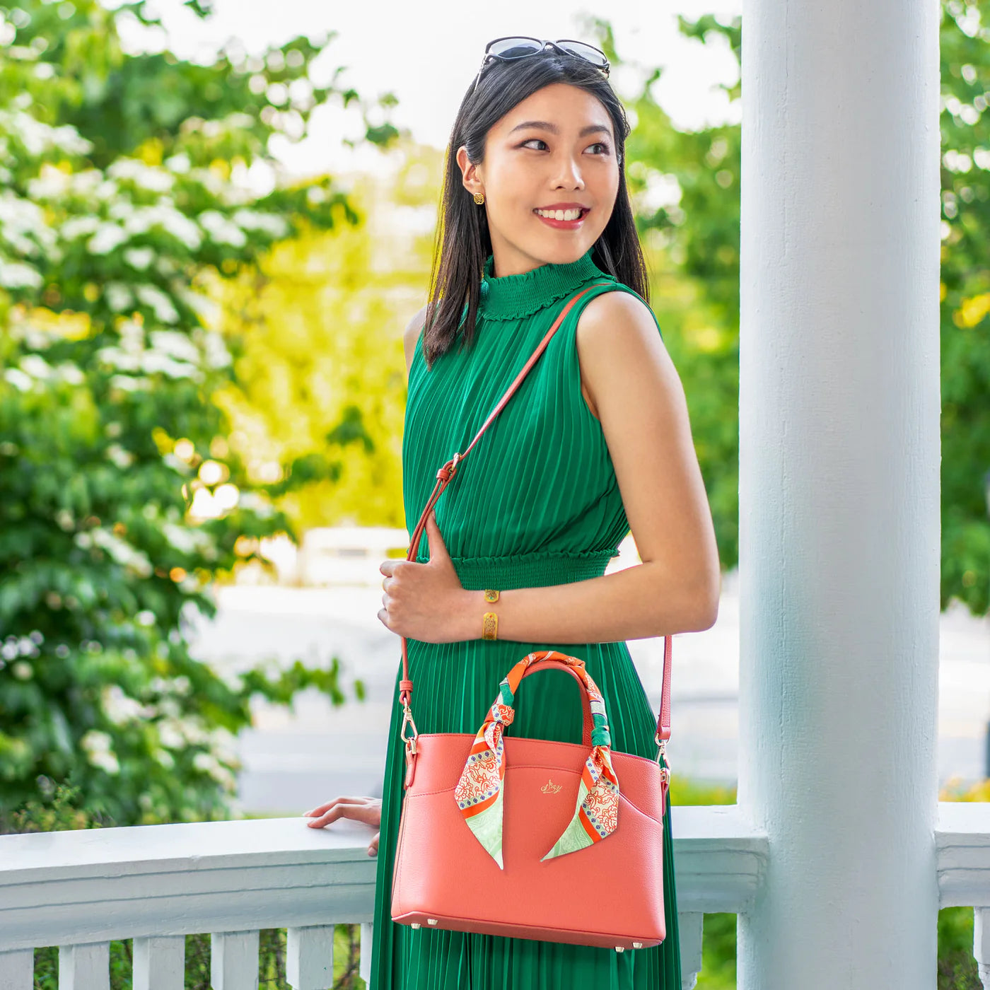 Tang Dynasty Grace Crossbody - Canyon Orange