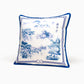 Poets of the Orchid Pavilion Cushion Cover with  Insert