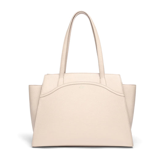 Tang Dynasty Grace Tote - Parchment Beige