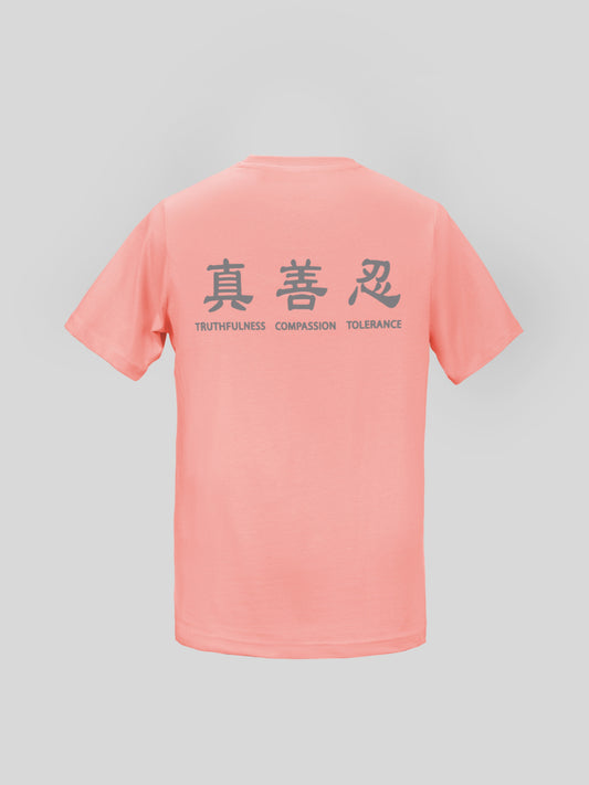 Truthfulness, Compassion, Tolerance T-Shirt with Shen Yun Dancer Logo