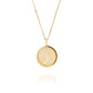 Divine Grace  Pendant- 18kt Yellow Gold with Gold Mother of Pearl