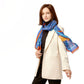 Manchurian Elegance Long Scarf - Blue