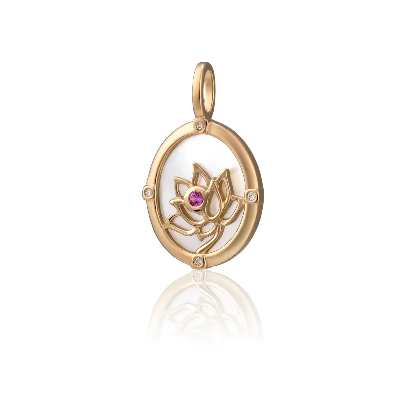 Noble Lotus Charm - Gold