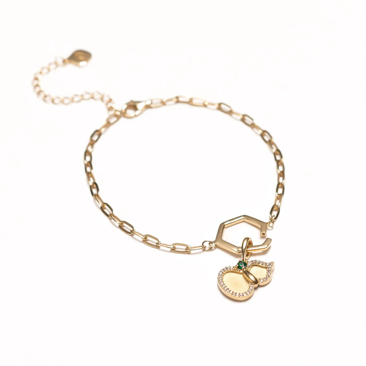 Paperclip Chain Bracelet - Gold