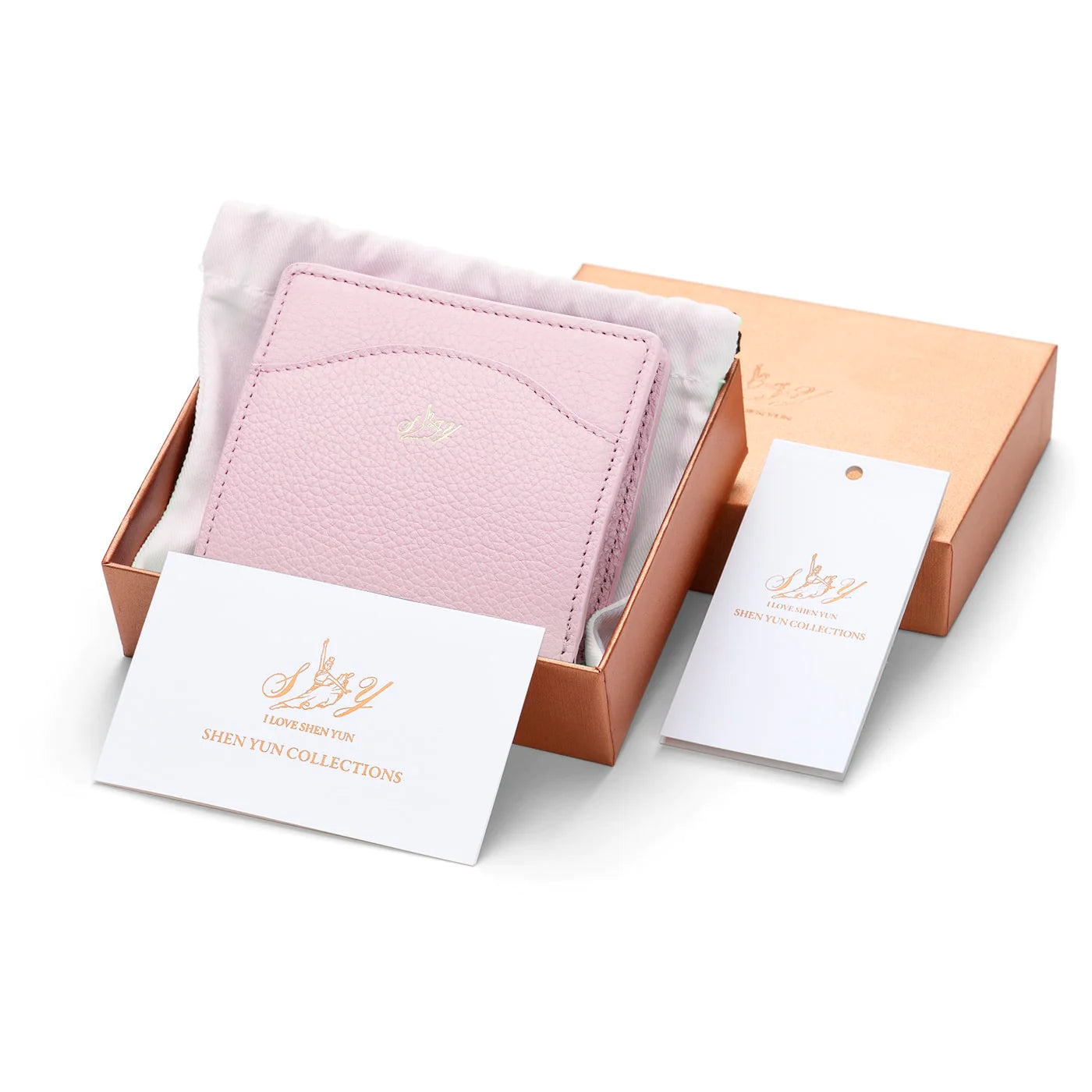 Tang Dynasty Grace Wallet - Blush Pink