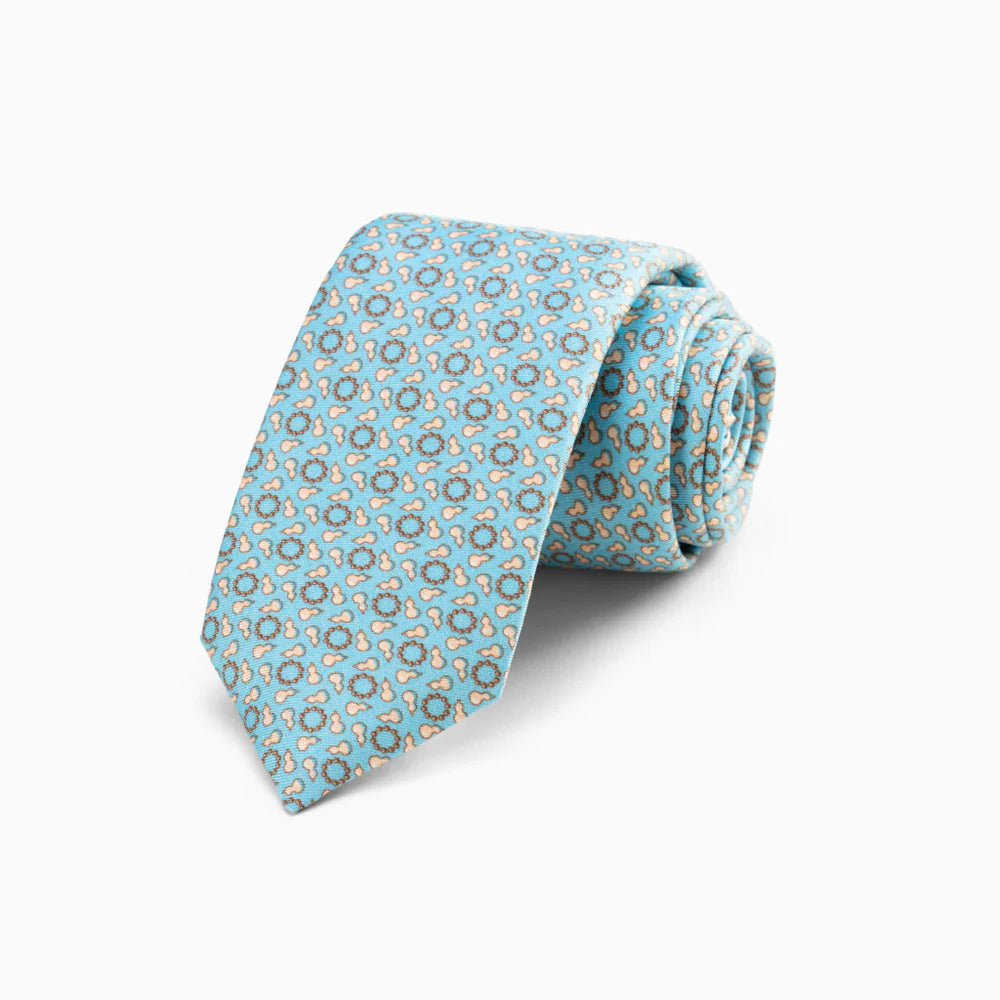 The Heroic Lu Zhishen Tie - Light Blue