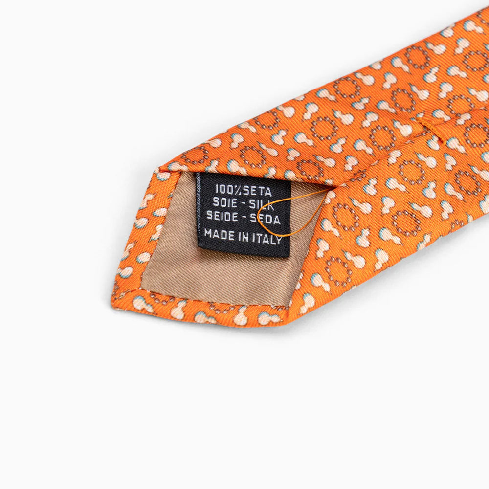 The Heroic Lu Zhishen Tie - Orange