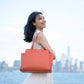 Tang Dynasty Grace Tote - Canyon Orange