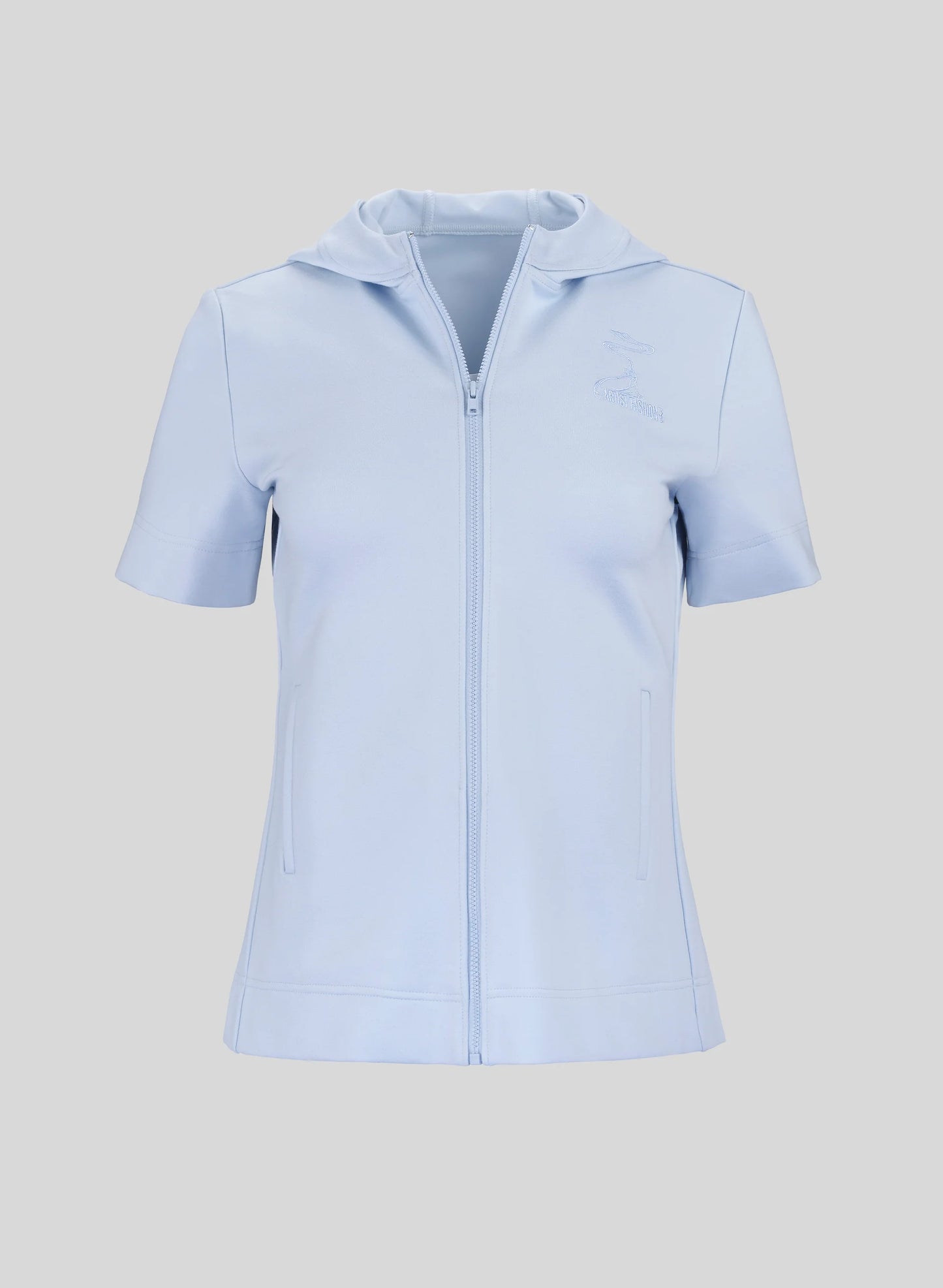 Women's Classic Full-Zip Hoodie - Light Blue