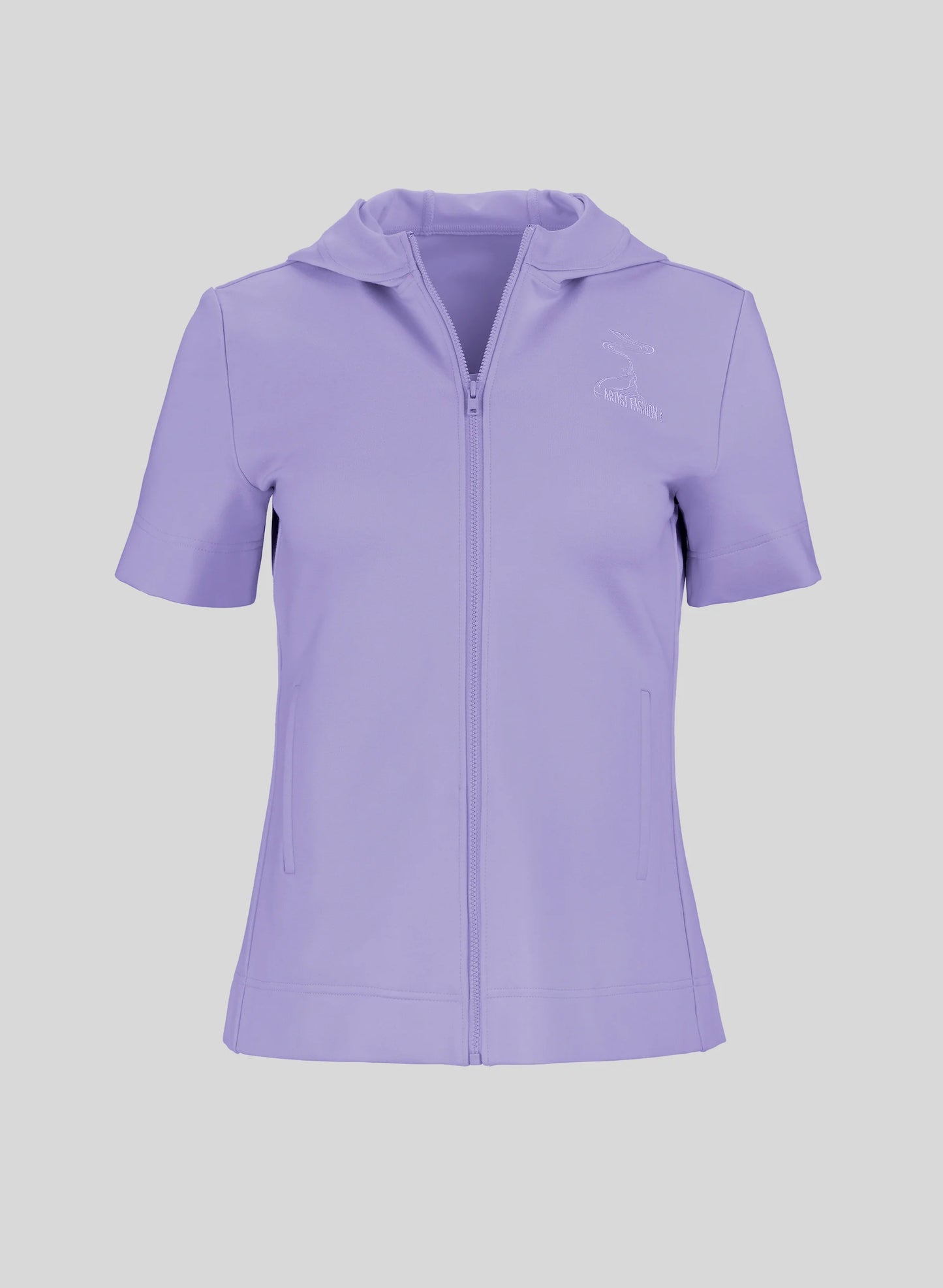 Women's Classic Full-Zip Hoodie Light Purple