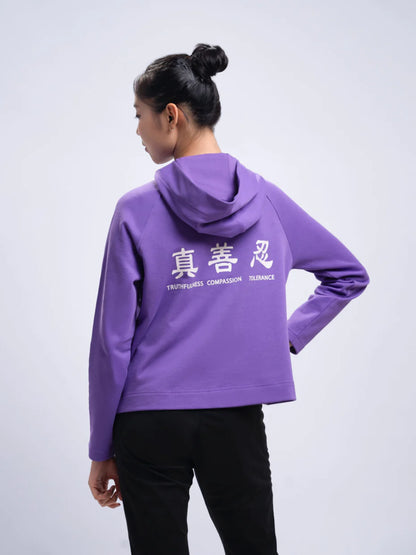 Women's Timeless Virtues Hoodie - Paisley Purple