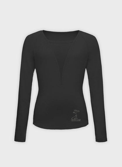 Women's Heat Release Dance Shirt - Black