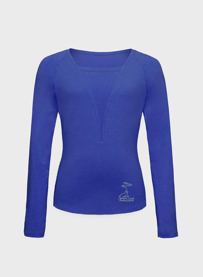 Women's Heat Release Dance Shirt  - Blue