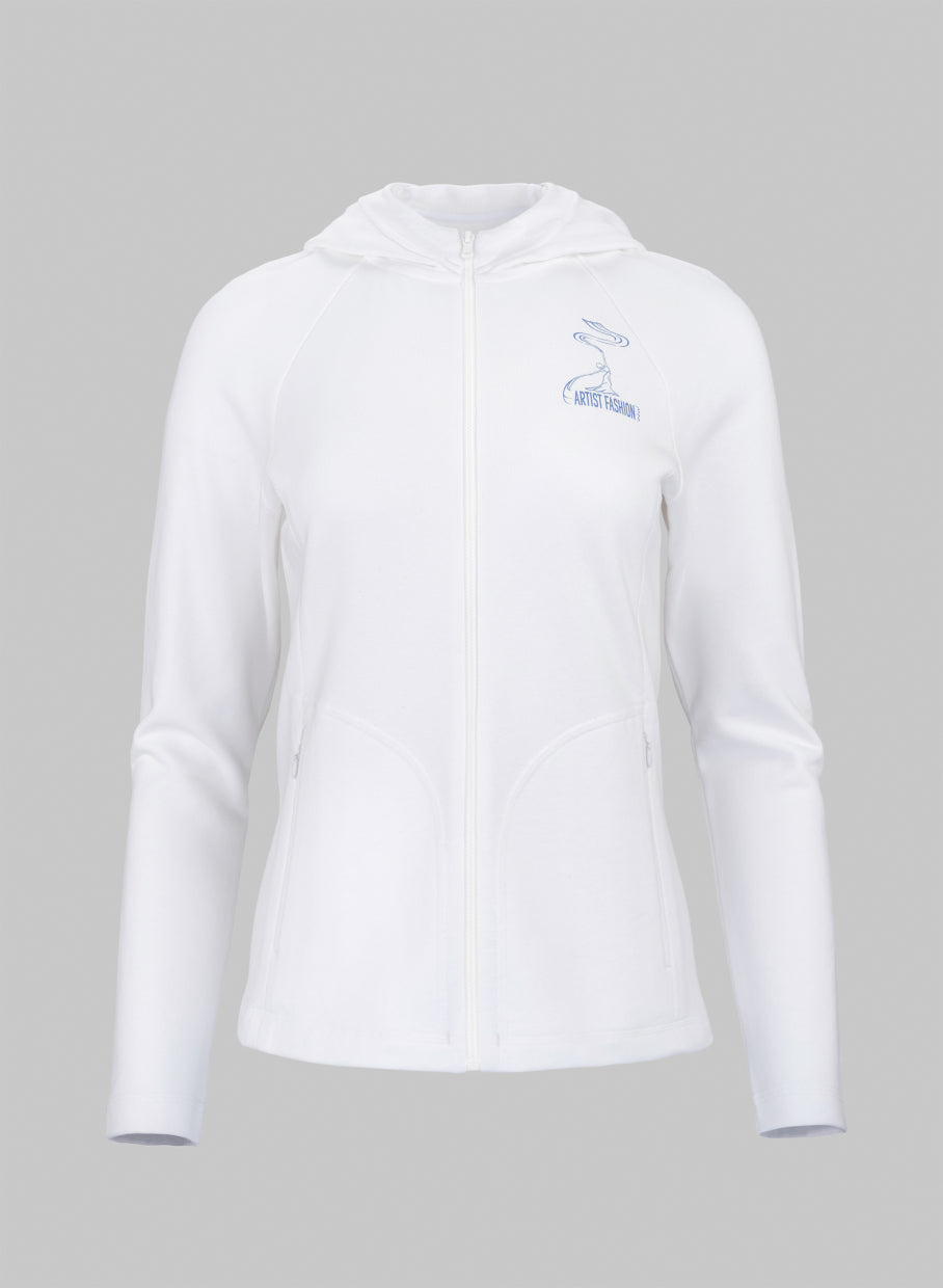 Women's Timeless Virtues Lightweight Zip-Up - White