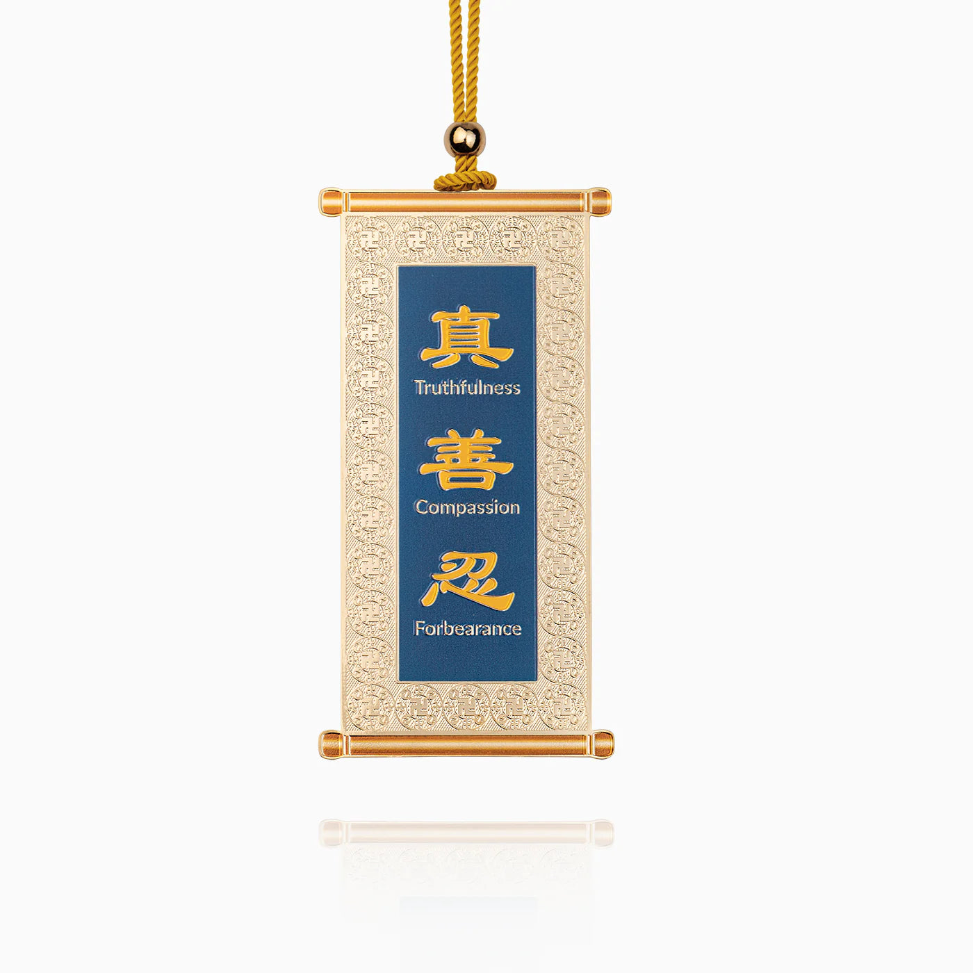 Zhen Shan Ren Scroll Ornament