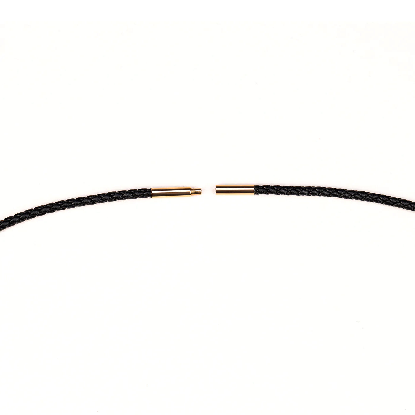 Leather Cord Chain with 18kt Yellow Gold Clasp