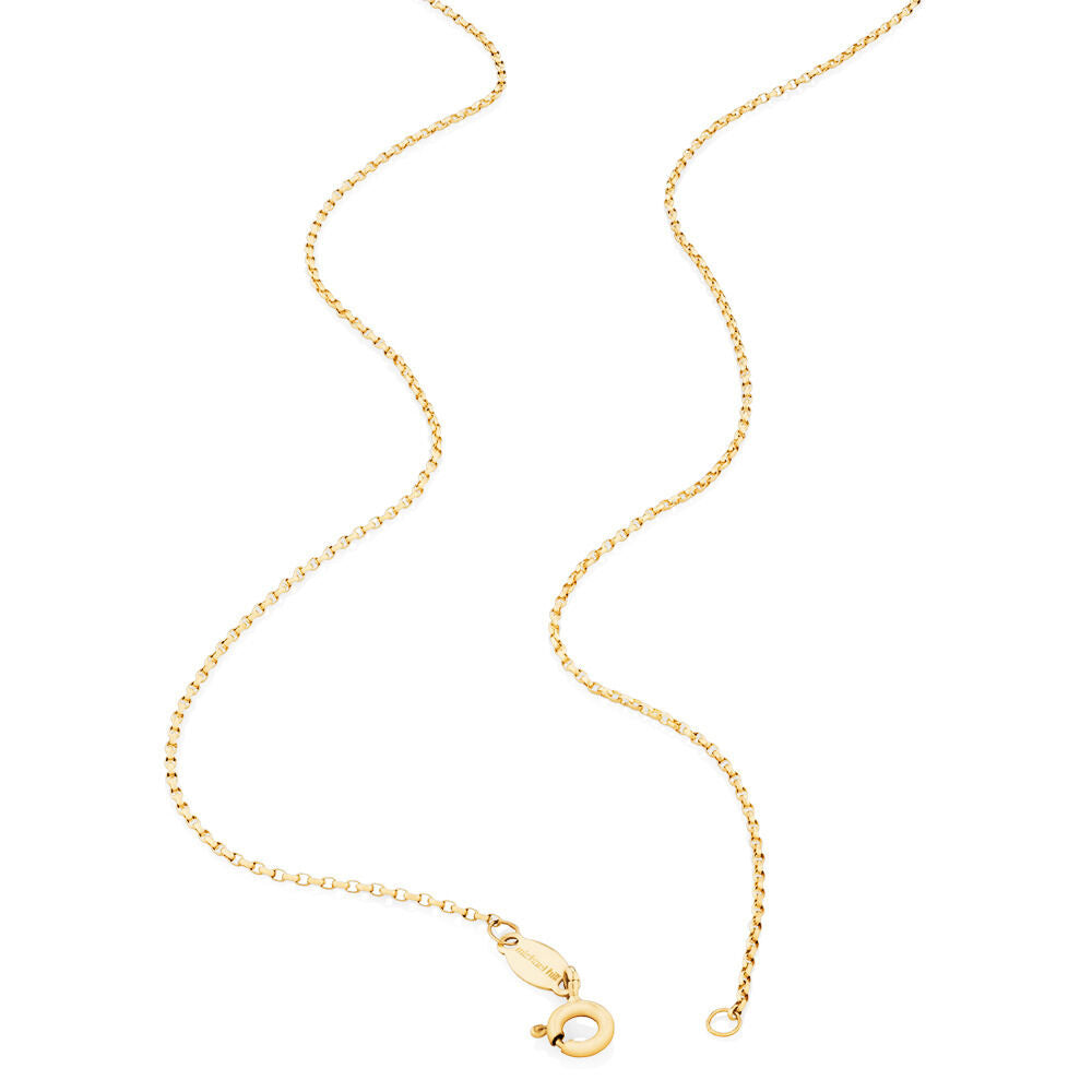 Falun Pendant - 24kt Yellow Gold 17mm with 20" 18kt Yellow Gold Chain