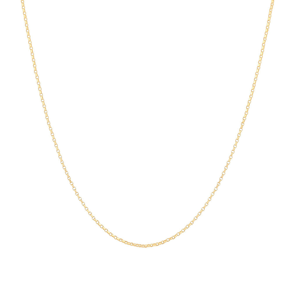 Falun Pendant - 24kt Yellow Gold 17mm with 18kt Yellow Gold Chain