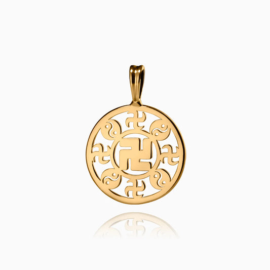 Falun Pendant - 24kt (without Chain) 17mm