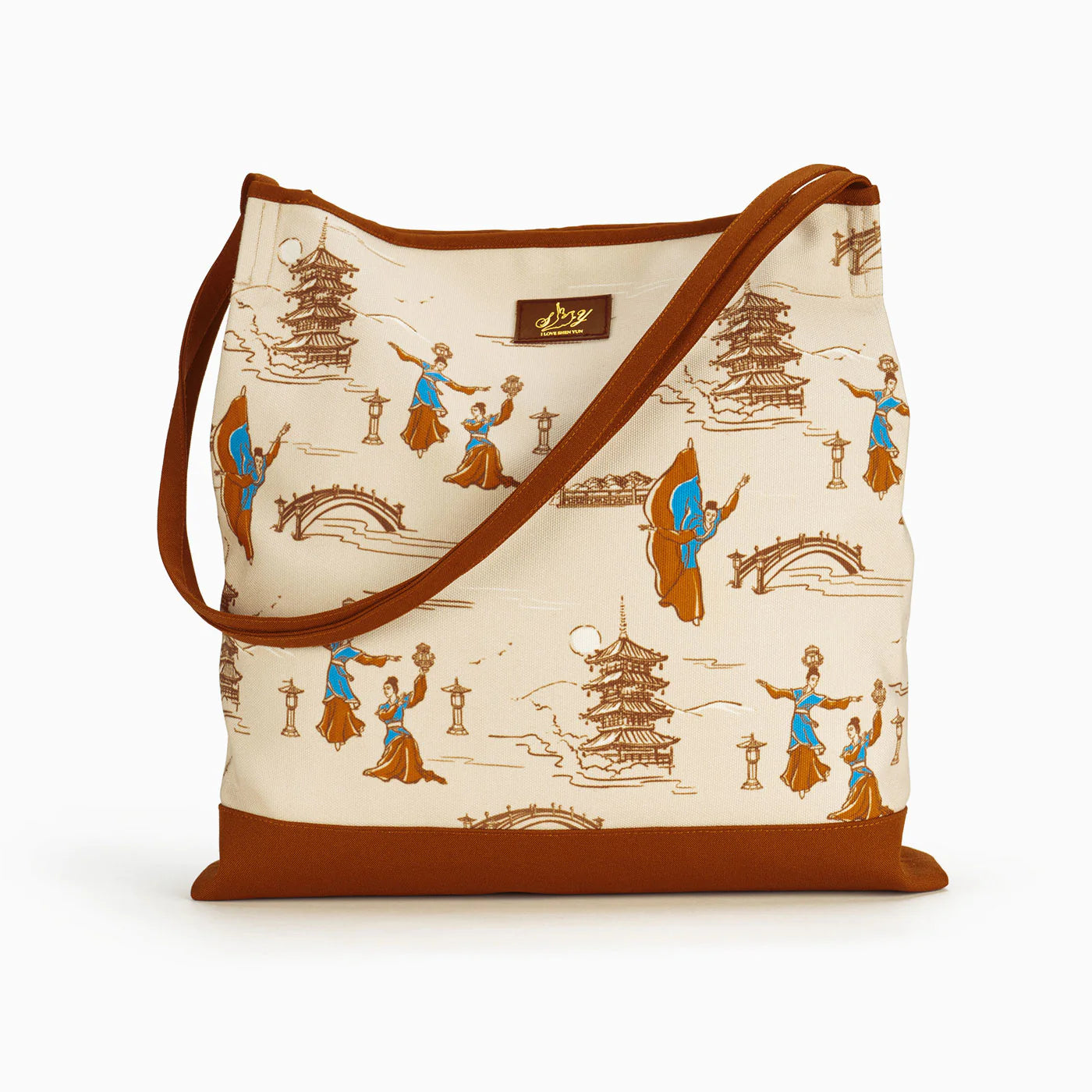 Lantern Grace Tote Bag - Beige