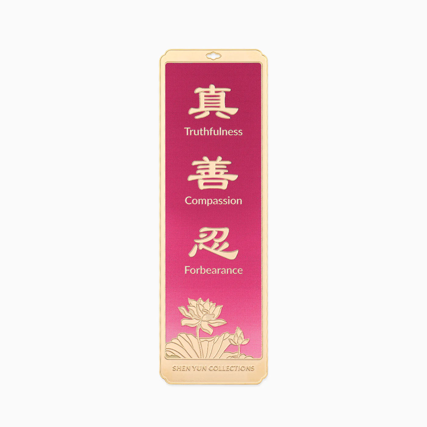 Zhen Shan Ren Bookmark - Purple